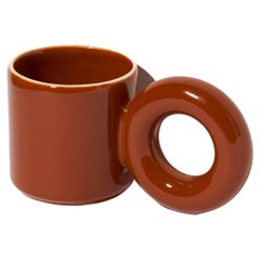 Mug UCHO / Choco brown par Malwina Konopacka