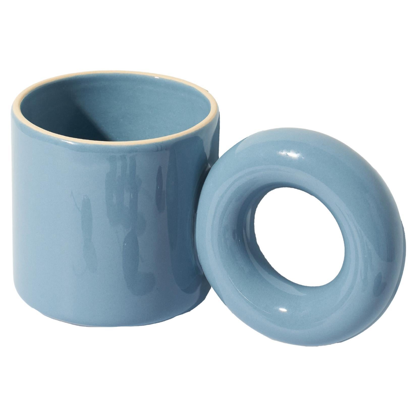 UCHO Mug / Denim blue by Malwina Konopacka