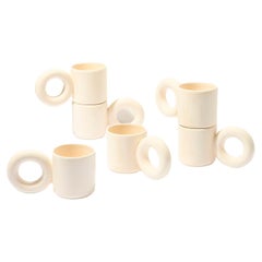 Taza UCHO / Crudo / set de 6 by Malwina Konopacka