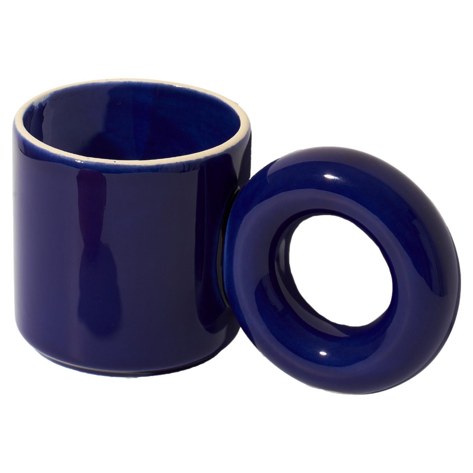 UCHO Mug / Kobalt by Malwina Konopacka For Sale