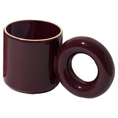 UCHO Mug / Plum purple by Malwina Konopacka