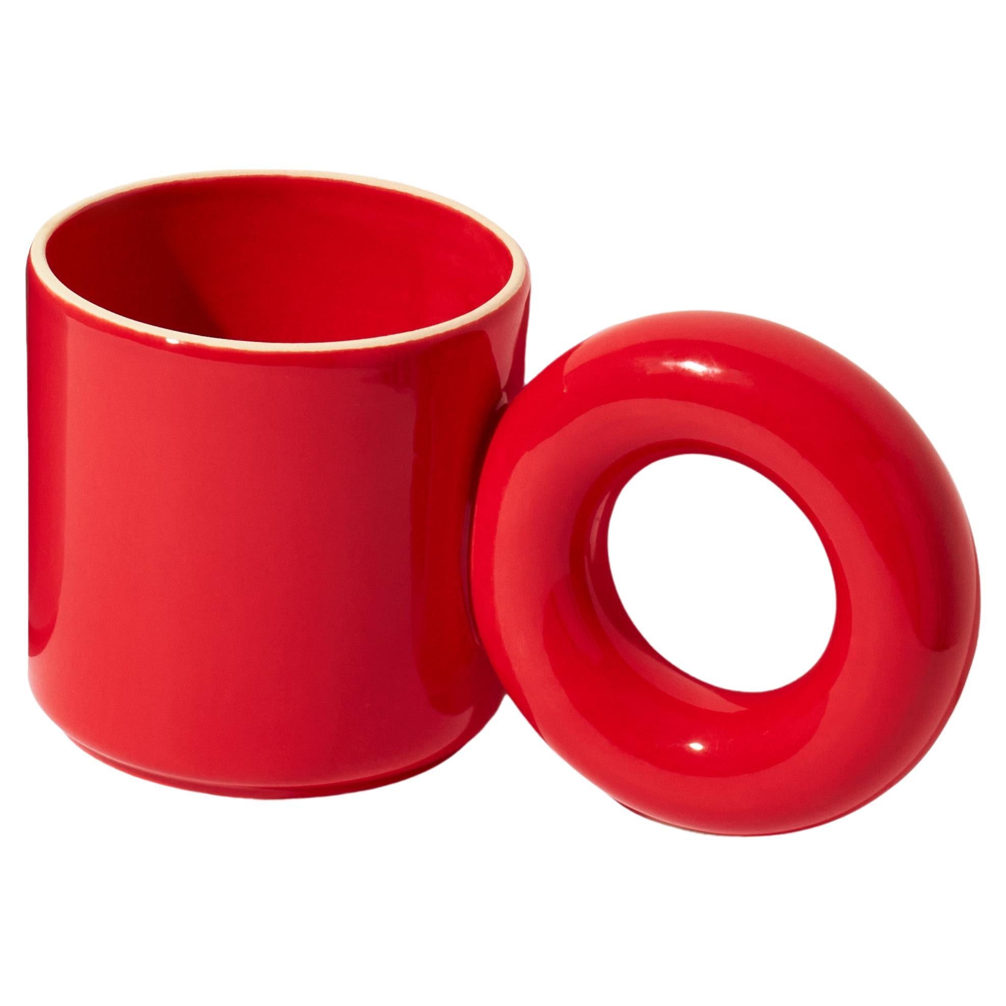 UCHO Mug / Red by Malwina Konopacka
