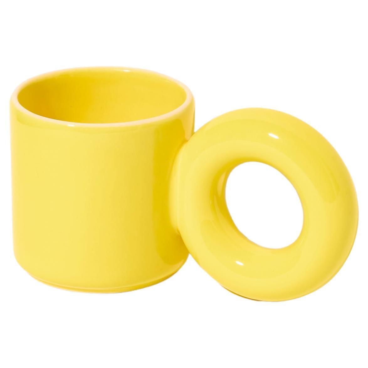UCHO Mug / Yellow by Malwina Konopacka