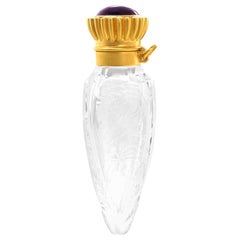Udall & Ballou Gold and Crystal Perfume