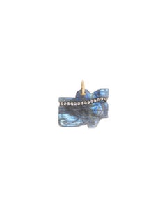 Udjat Pendant in Labradorite and Diamonds