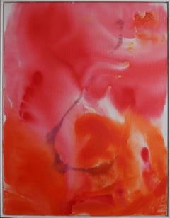 Peinture abstraite Deep Diving d'Udo Haderlein, 2024