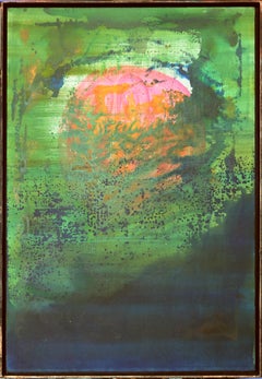 Pintura acrílica sobre tabla, 2018 "Memoria japonesa" por Udo Haderlein