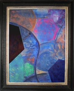 "Percezione di un'ape" Pittura acrilica su tavola di Udo Haderlein