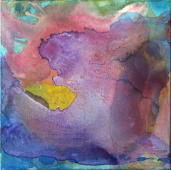 Soft Colors IV, Acrylic Ink Paint on Canvas, 2016 by Udo Haderlein