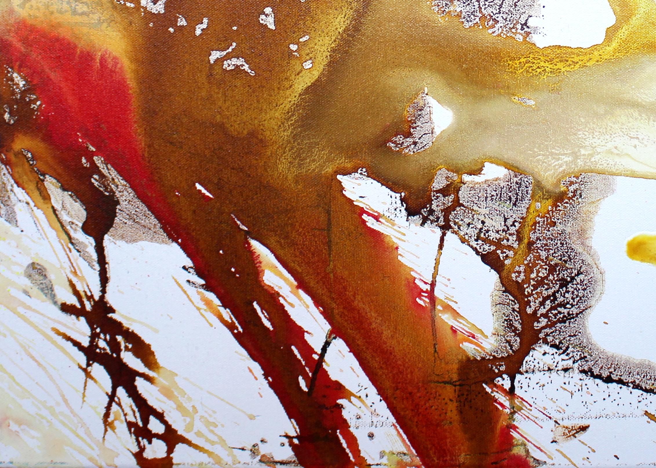 Soft Colors V, pittura ad inchiostro acrilico su tela, 2016 di Udo Haderlein in vendita 3