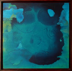 Abstraktes Gemälde "Deepwater Fish" von Udo Haderlein, 2016