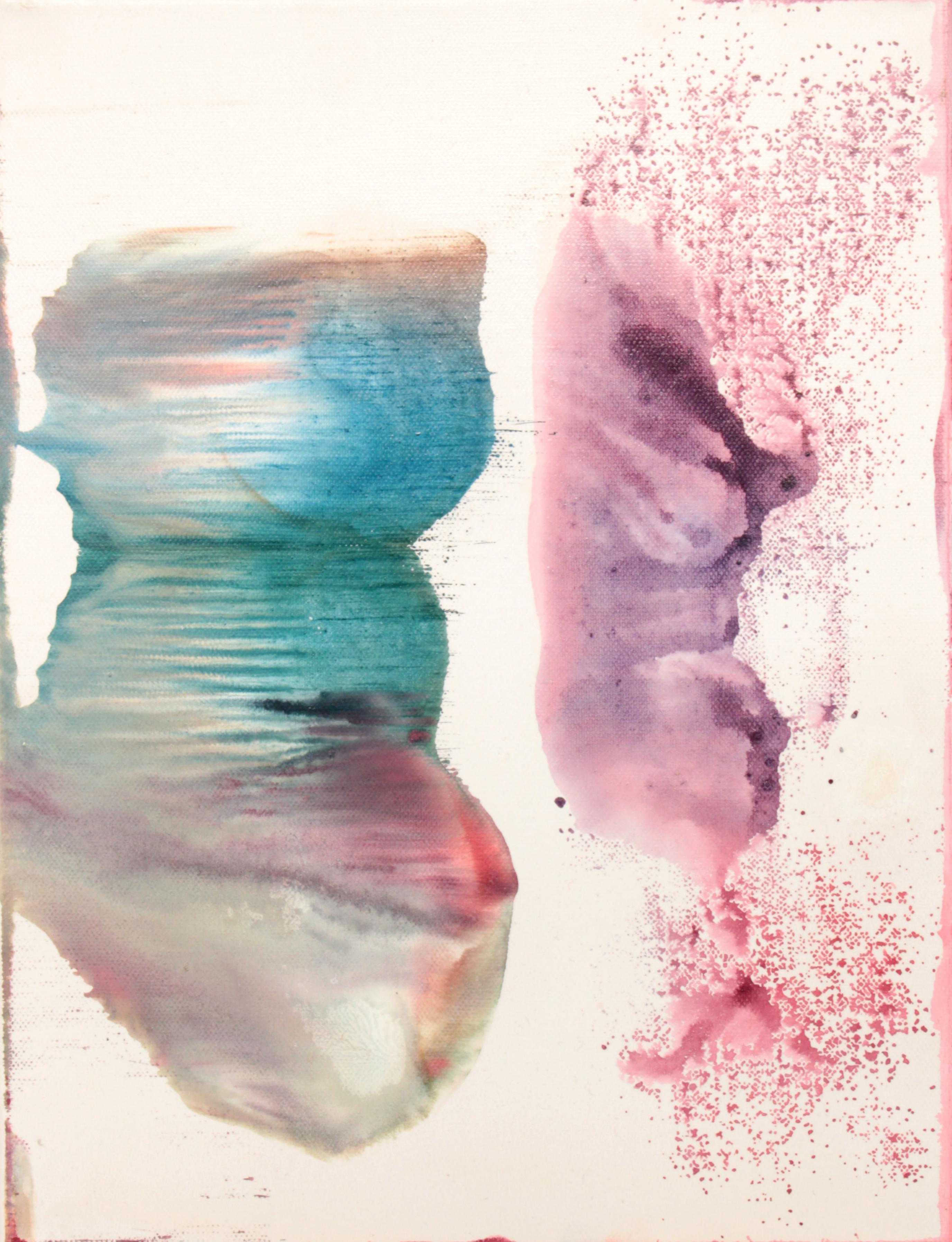 Udo Haderlein Senza titolo Pittura acrilica e inchiostro su tela in vendita 1