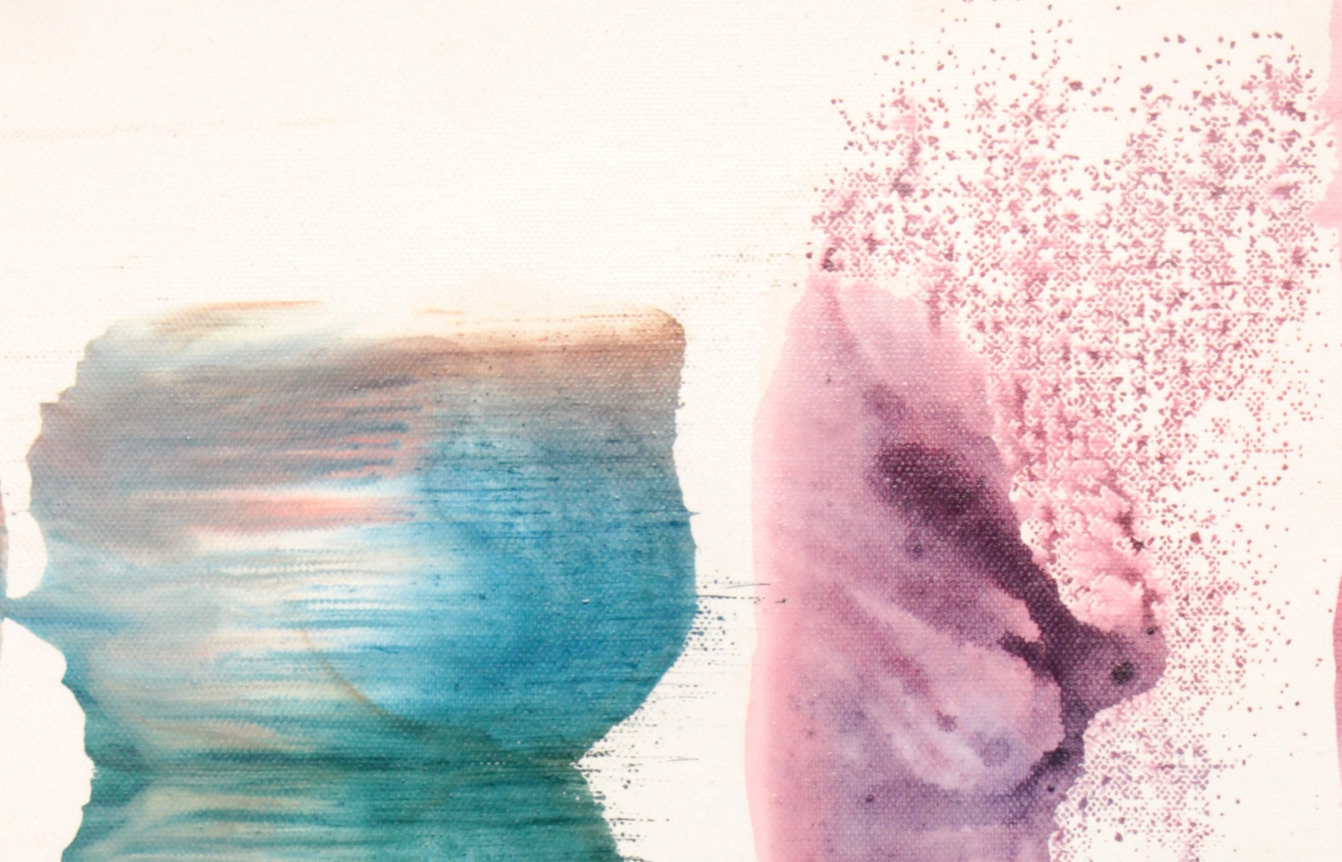 Udo Haderlein Senza titolo Pittura acrilica e inchiostro su tela in vendita 2
