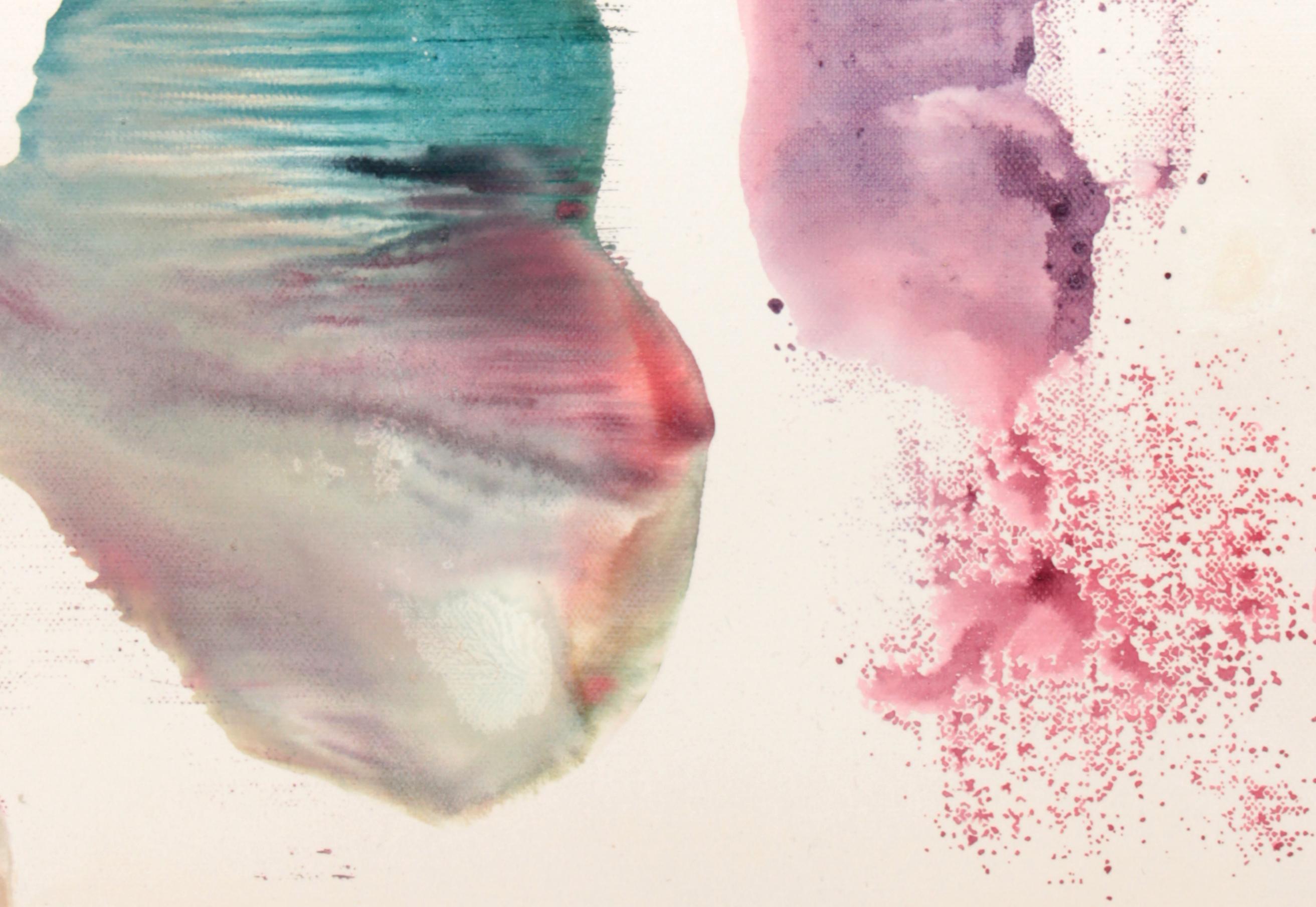 Udo Haderlein Senza titolo Pittura acrilica e inchiostro su tela in vendita 3