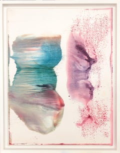 Udo Haderlein - Peinture acrylique et encre sur toile sans titre