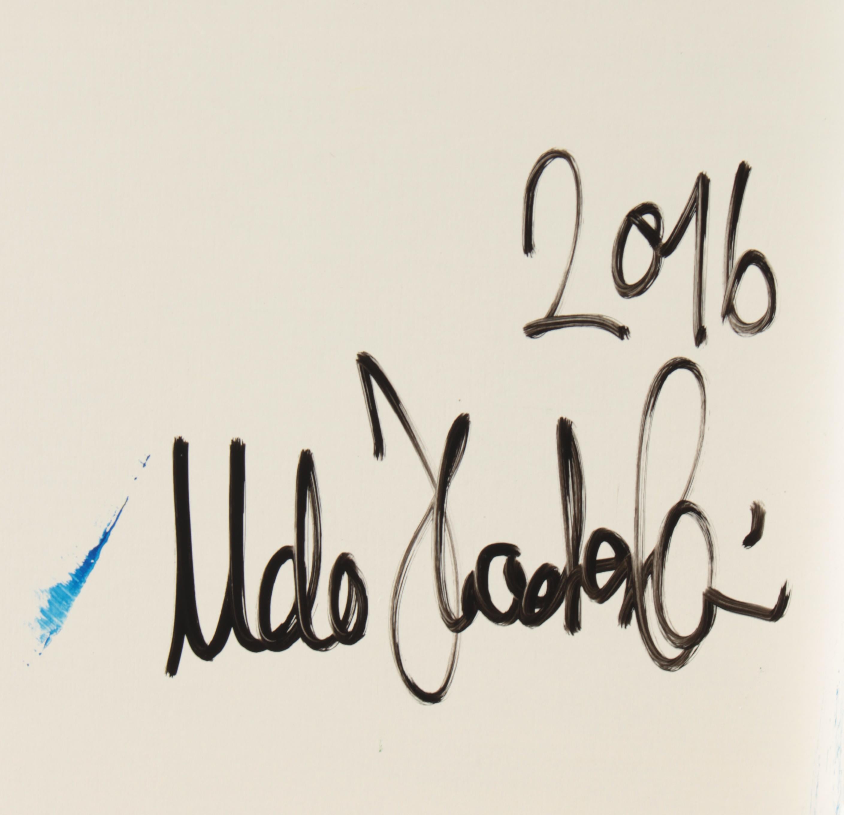 Senza titolo, pittura acrilica su tela, 2016 di Udo Haderlein in vendita 3
