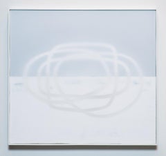 White on White, Small, Minimalist, Abstract Painting on Canvas
