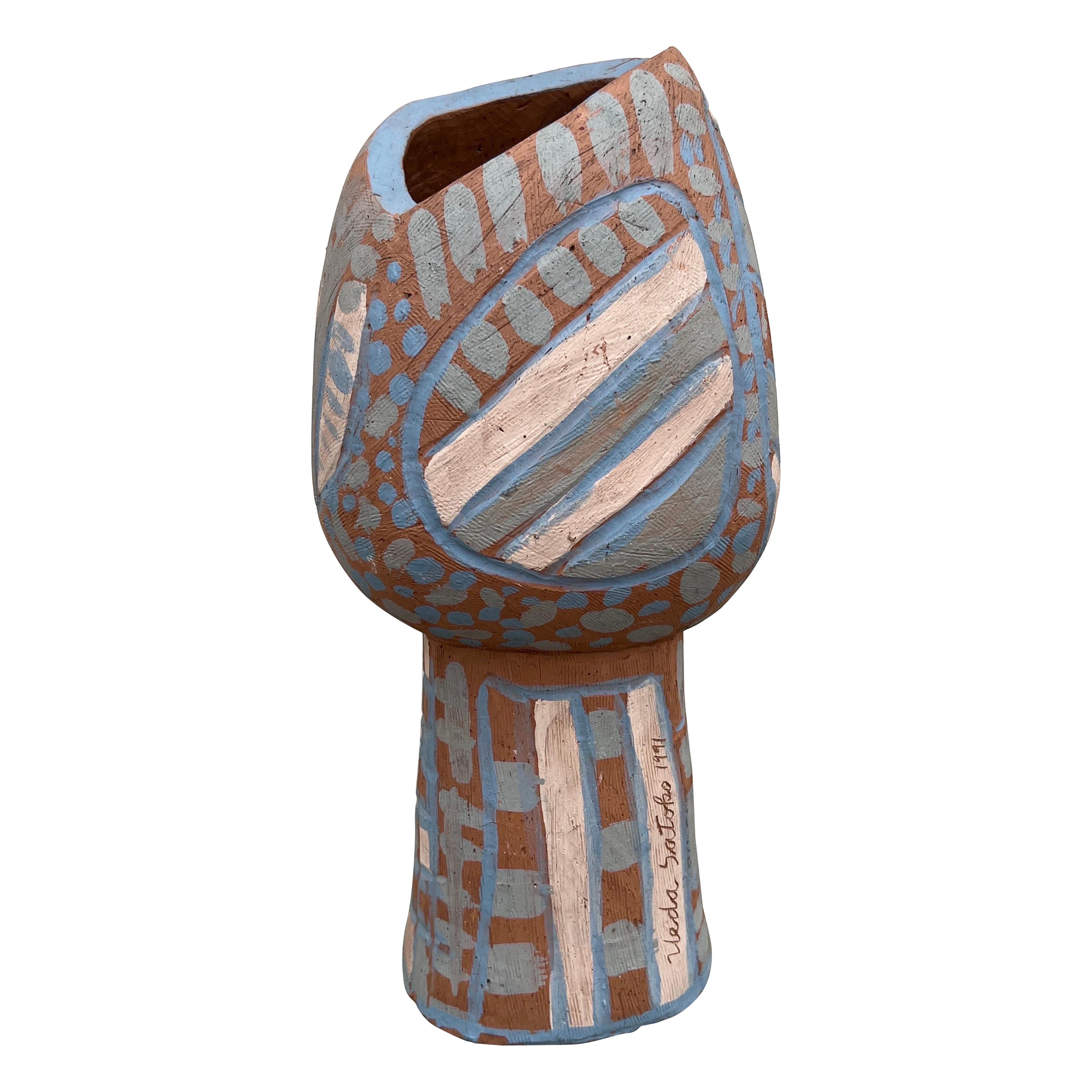 Ueda Satoko Abstract Clay Sculpture, Brazil 1991