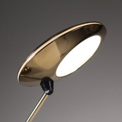 UFO Tischleuchte aus Messing, Aluminor