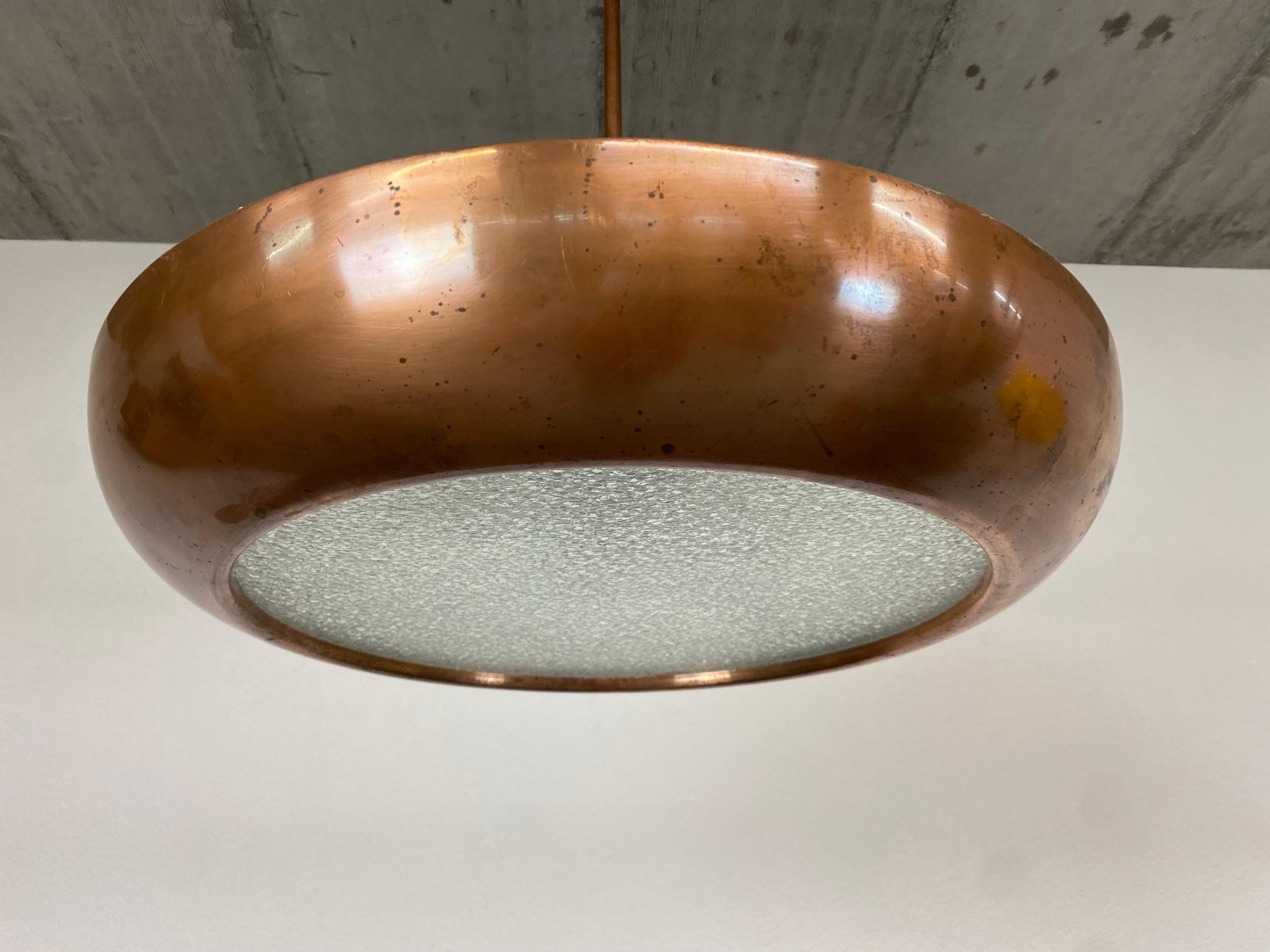 Mid-20th Century UFO chandelier type 1108 by Josef Hurka for Napako For Sale