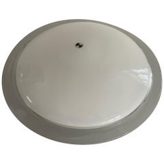 Lampada da soffitto a incasso XL in vetro pieno di Ufo Design di Magia Luce, anni '70