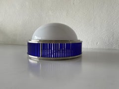 Ufo Design Glass & Blue Glas Flush Mount by Gunther Lambert, 1970s, Germany