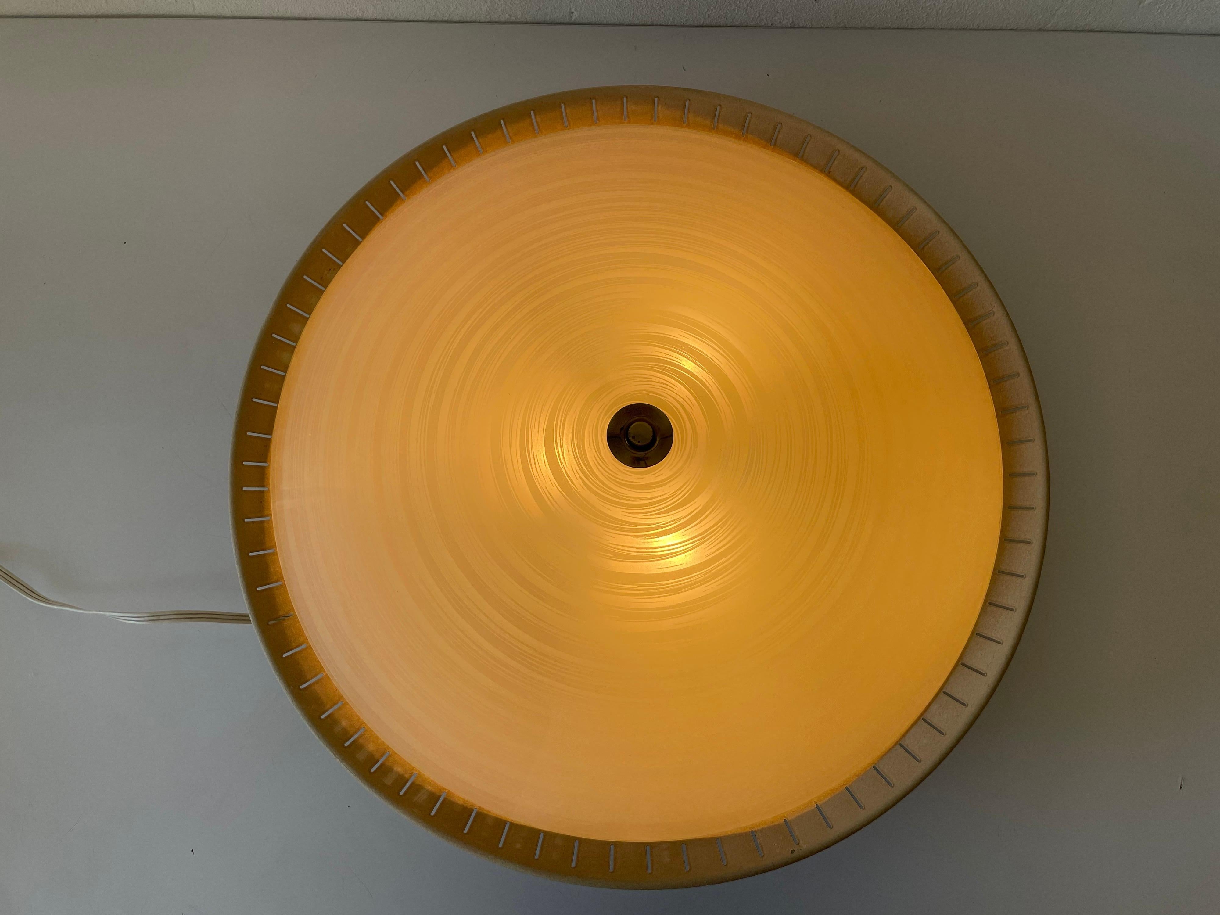 Ufo Design Large Flush Mount Ceiling Lamp by Hillebrand, 1950s, Germany For Sale 7