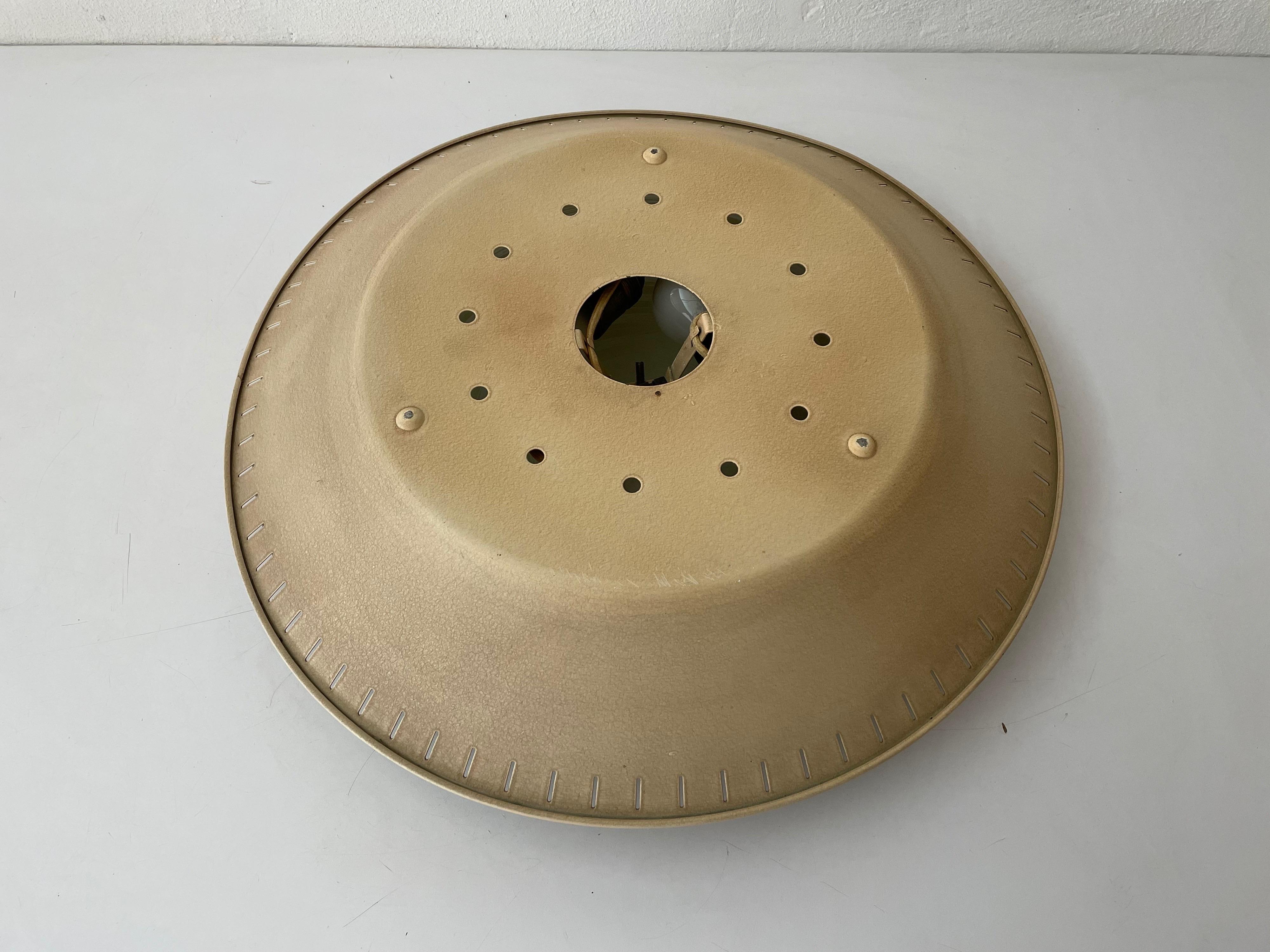 Ufo Design Large Flush Mount Ceiling Lamp by Hillebrand, 1950s, Germany For Sale 11