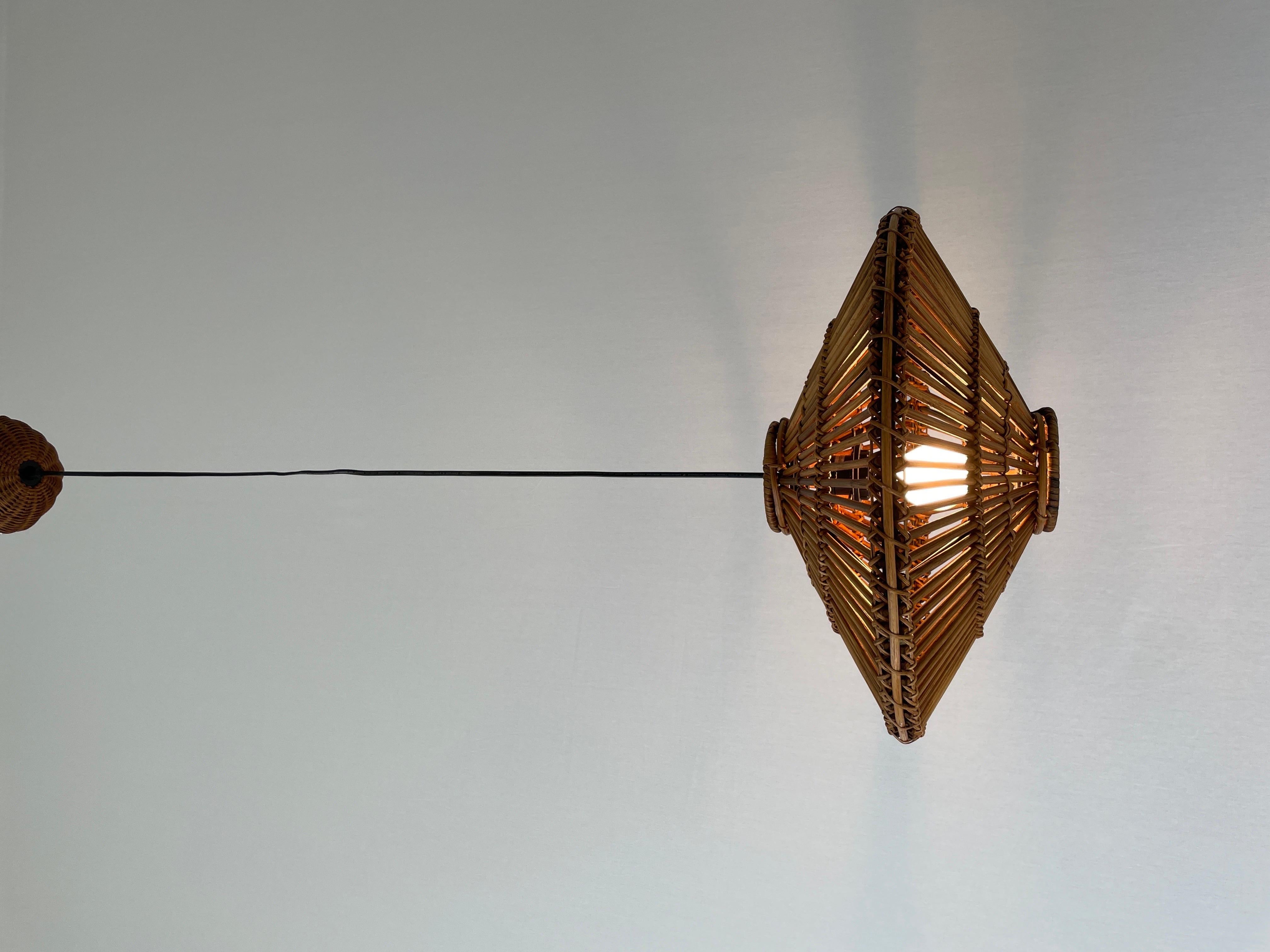 Ufo Design Mid-century Modern Pendant Lamp by Franco Albini, 1960s, Italy For Sale 12