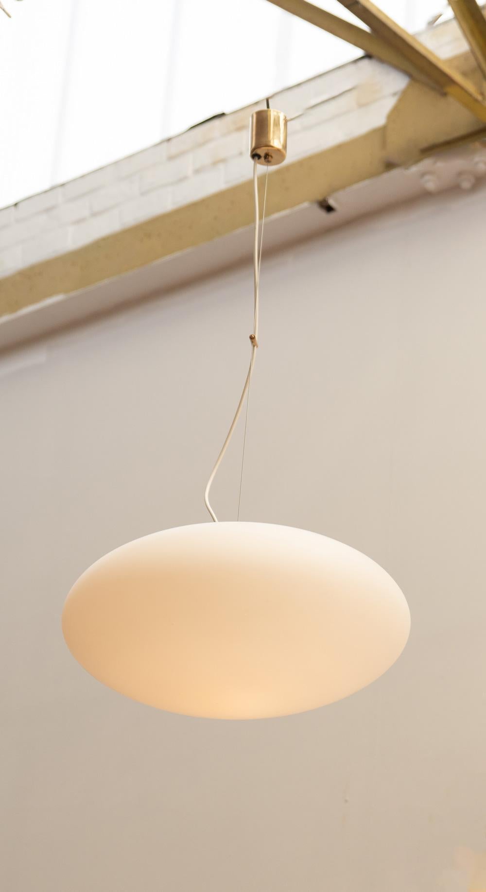 Pendentif Ufo par Gaetano Scolari pour Stilnovo, Italie, années 1950 1