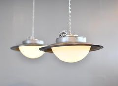 UFO Pendant Lights By Adolf Meyer For Zeiss Ikon Circa 1930s