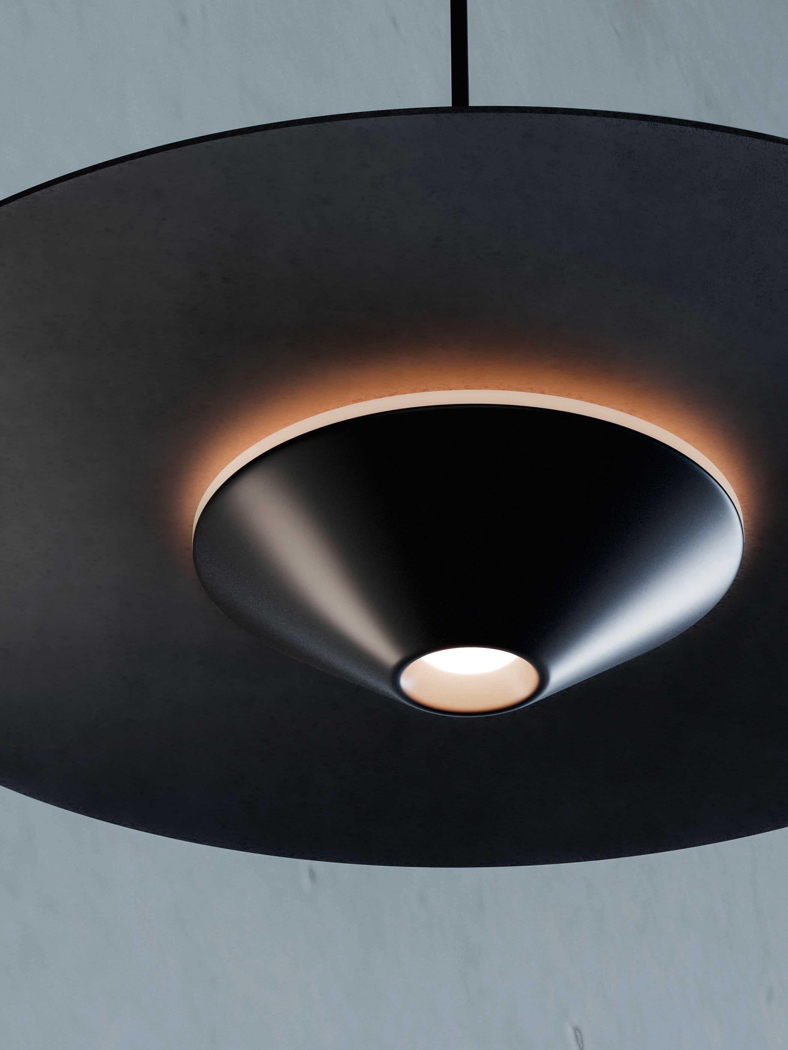 Metallo Lampada a sospensione U.F.O. Small in Rust di Diesel Living with Lodes in vendita