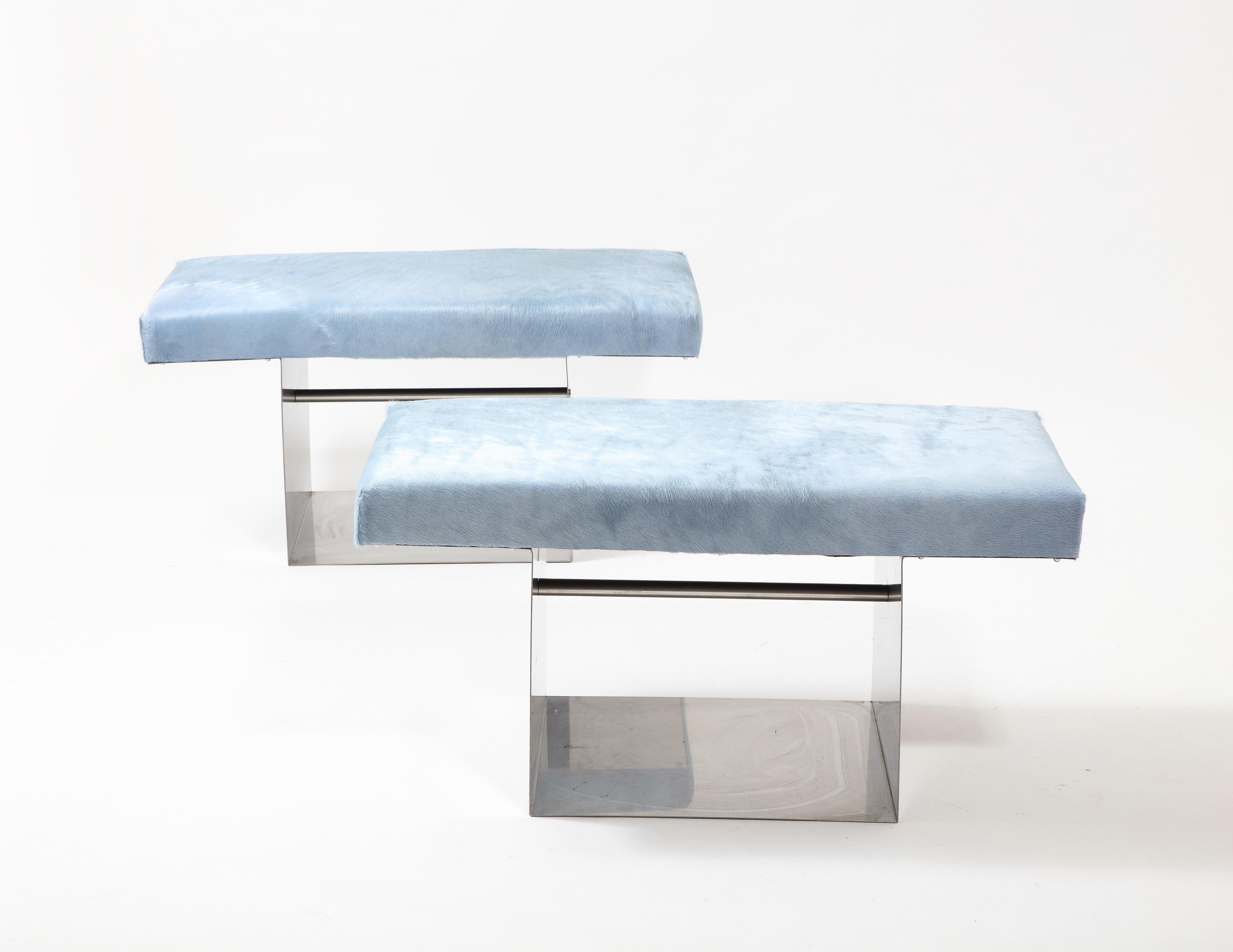 French Uginox Benches, France 1970 For Sale