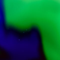 Grün und Blau Nr.2  - Farbfeld Abstrakt, 25x25 cm, Limitierte Auflage von 25
