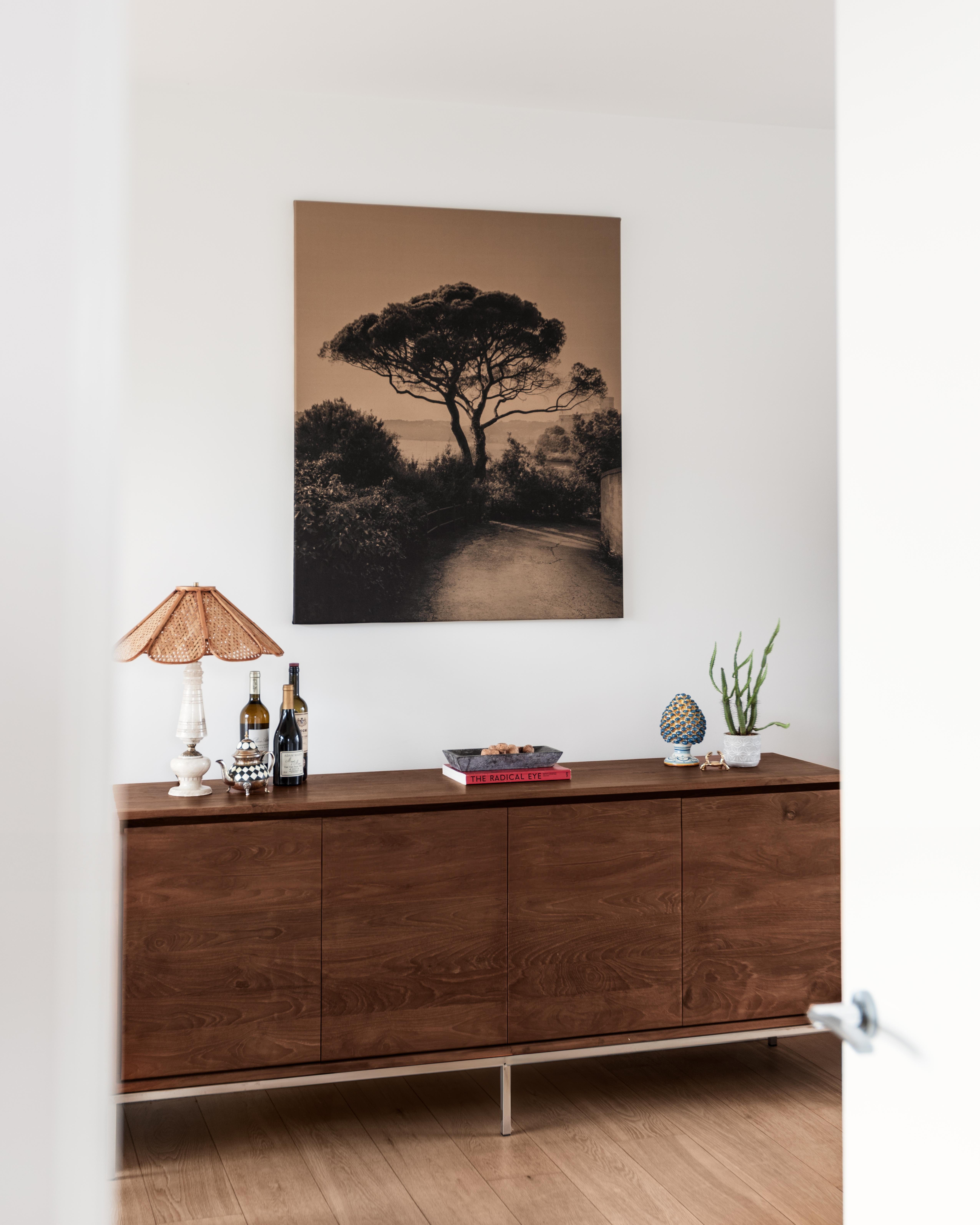 Bay of Poets - Mediterranean landscape on cotton canvas, limited edition 2 of 5 - Photograph by Ugne Pouwell