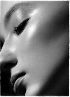 Beauty - black and white close-up female portrait, limited edition of 20