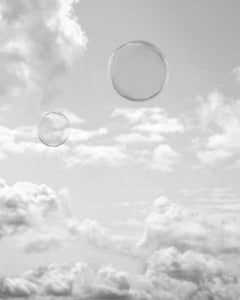 Bubbles – abstrakte Schwarz-Weiß-Fotografie, limitierte Auflage von 3 von 20 Stück