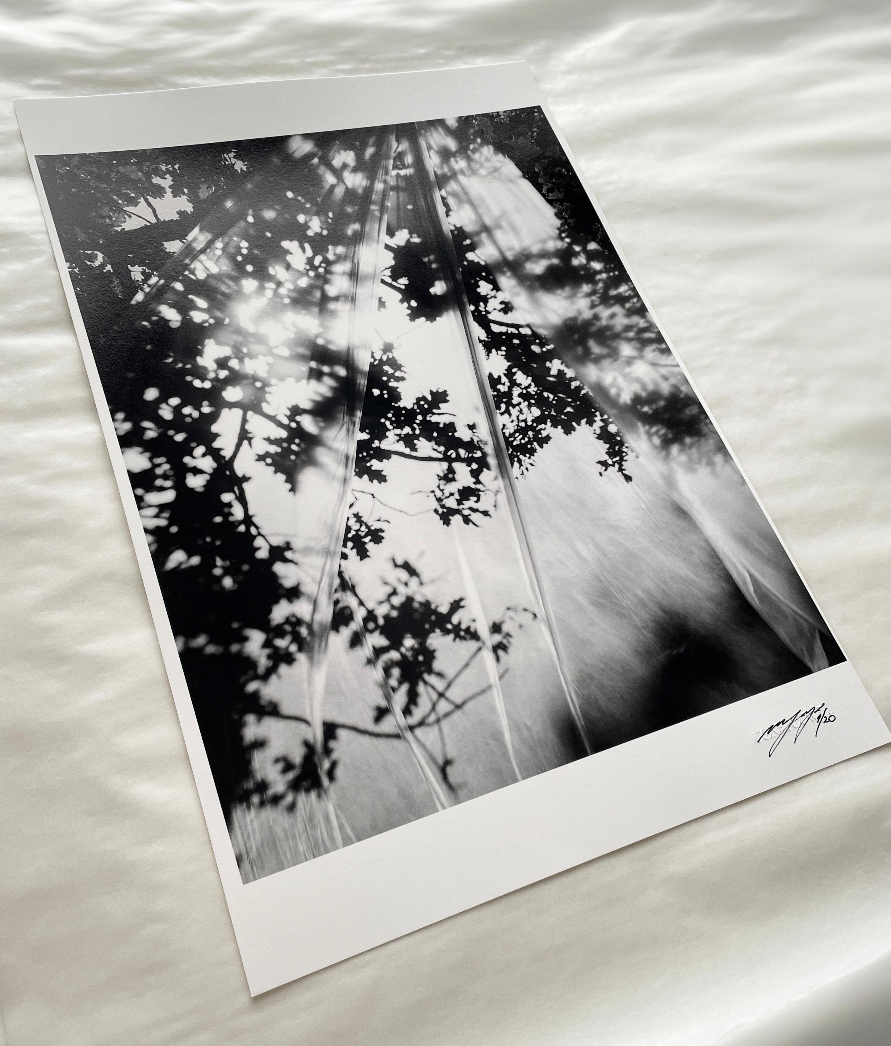 Daydream – abstrakte Schwarz-Weiß-Fotografie, limitierte Auflage 2 von 20 Stück (Grau), Abstract Photograph, von Ugne Pouwell