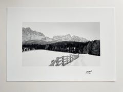 Dolomiten Nr.2 -  schwarz-weiß Bergfotografie, Limitierte Auflage 2 von 20