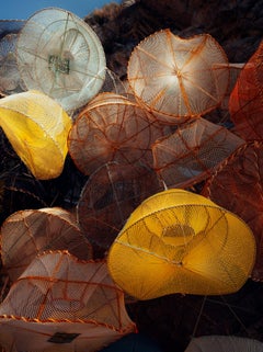 Fishing Nets No.3 - colourful fishing nets in Italy, Limited Edition 20
