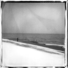 'Frozen beach #6' - black and white analogue landscape photography