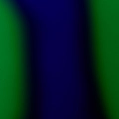 'Green and Blue' – Colour Field Abstract, 25x25 cm, Limited Edition 2 of 25