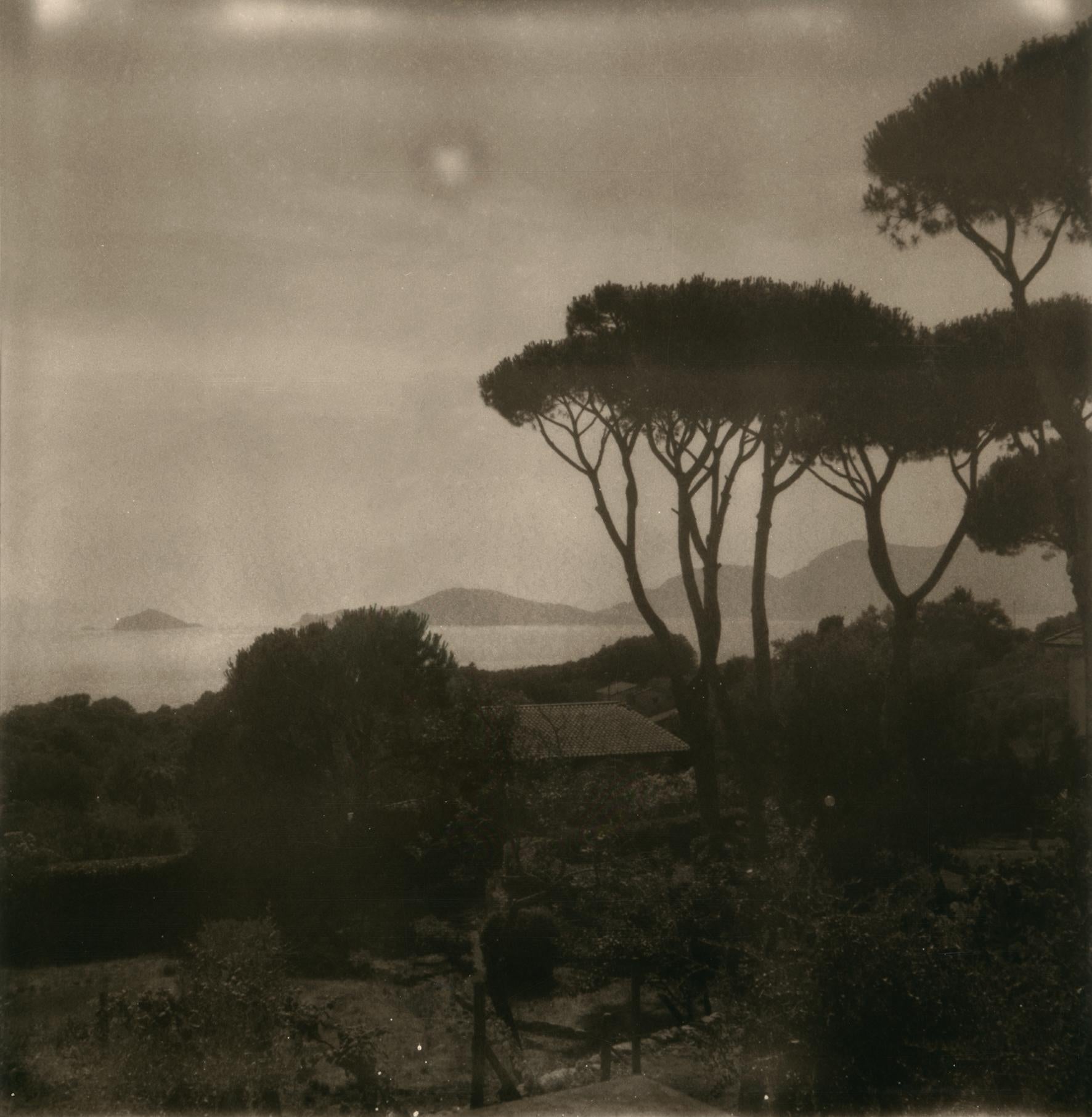 Lerici 256 - Photographie polaroïd de paysage côtier, édition limitée à 20 exemplaires