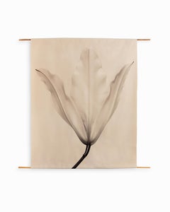 Lily No.3 - organic cotton canvas scroll on bamboo, limited edition 5
