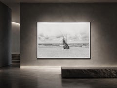 Shape we leave behind – large coastal black and white fine art photograph, Ed.10