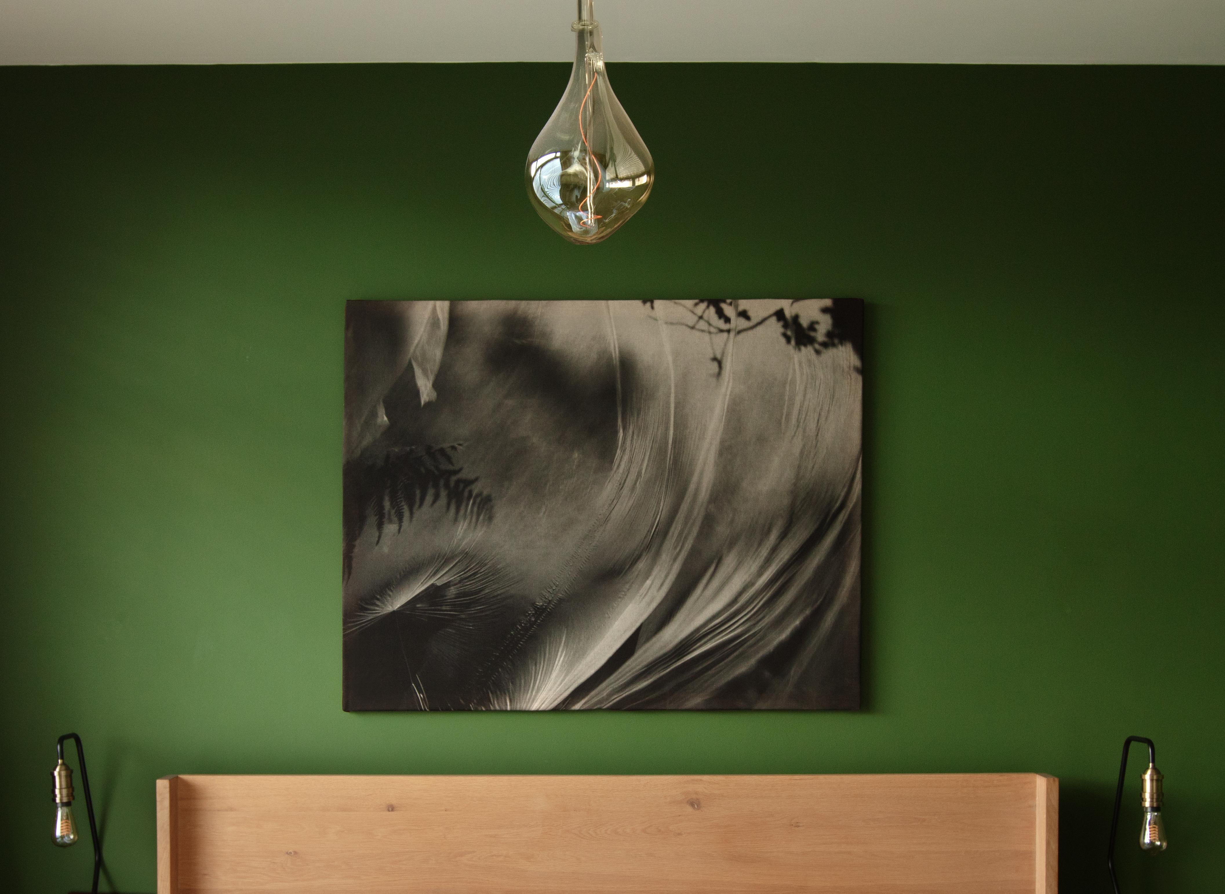 Wind stretched daydream - linen pigment canvas print, limited edition 5. - Photograph by Ugne Pouwell