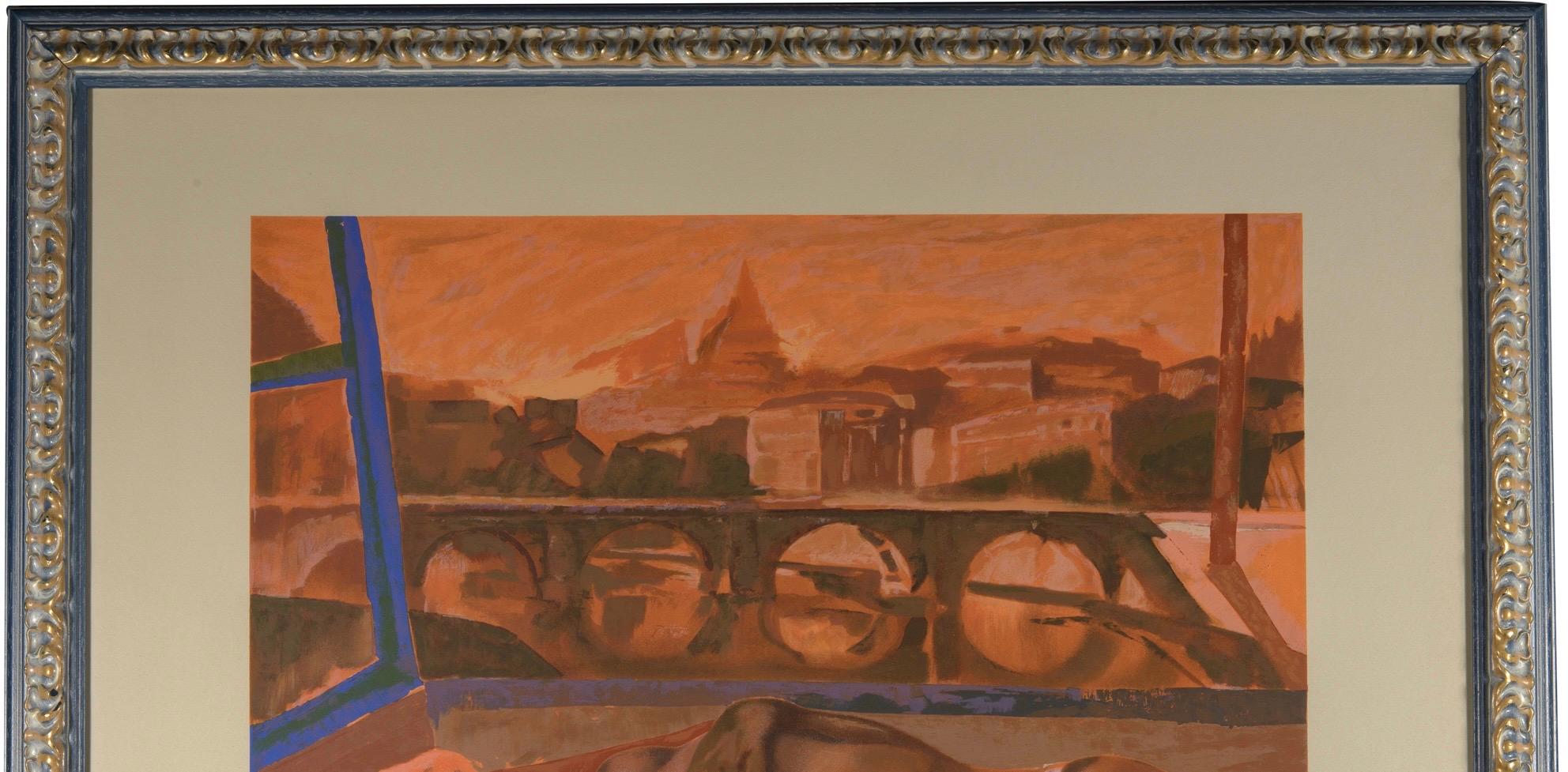 Œuvre sur papier signée Ugo Attardi des années 1980 Nu de femme en vente 5