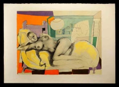 Untitled - Lithograph by Ugo Attardi - 1985