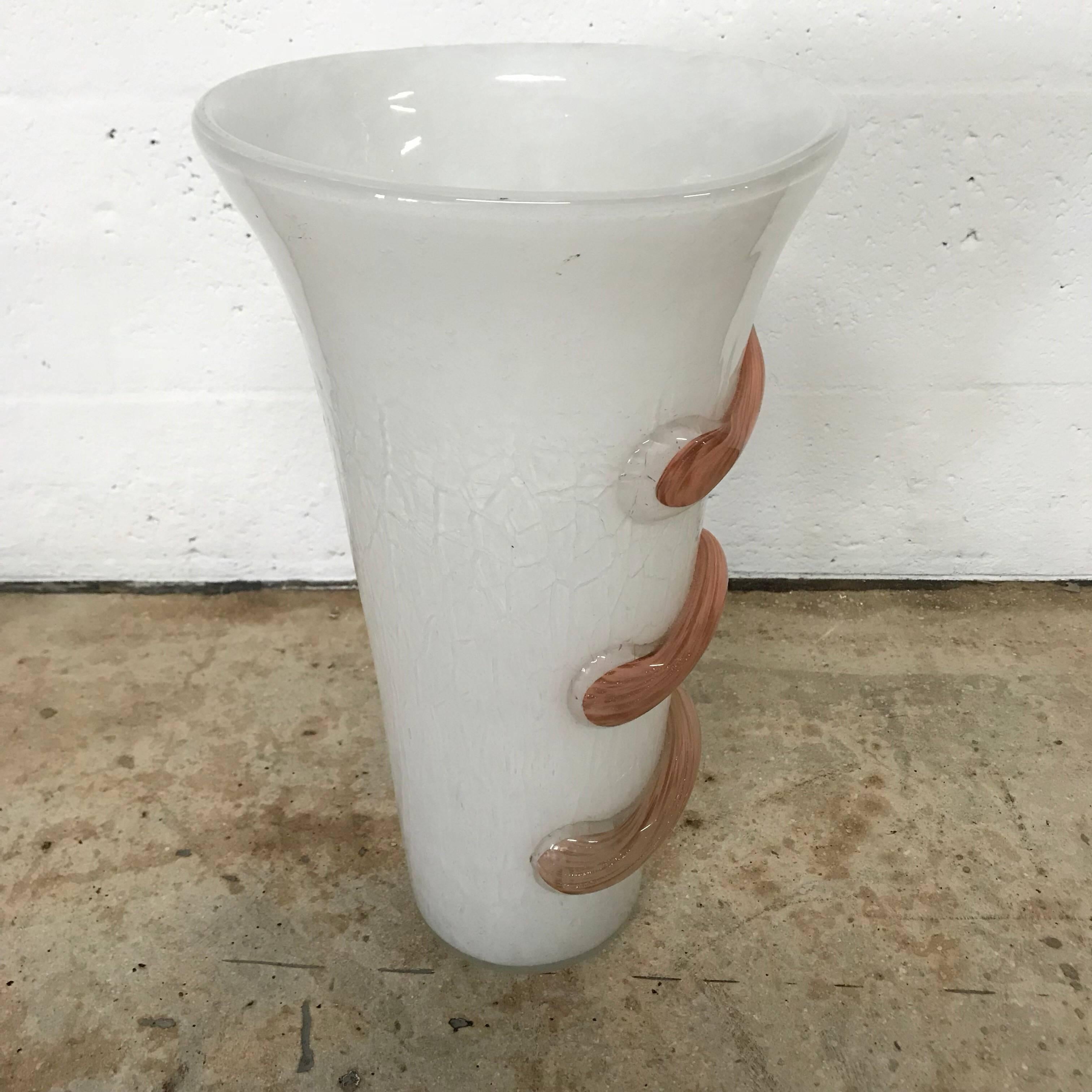 Mid-Century Modern Ugo Campili Murano Glass Vase