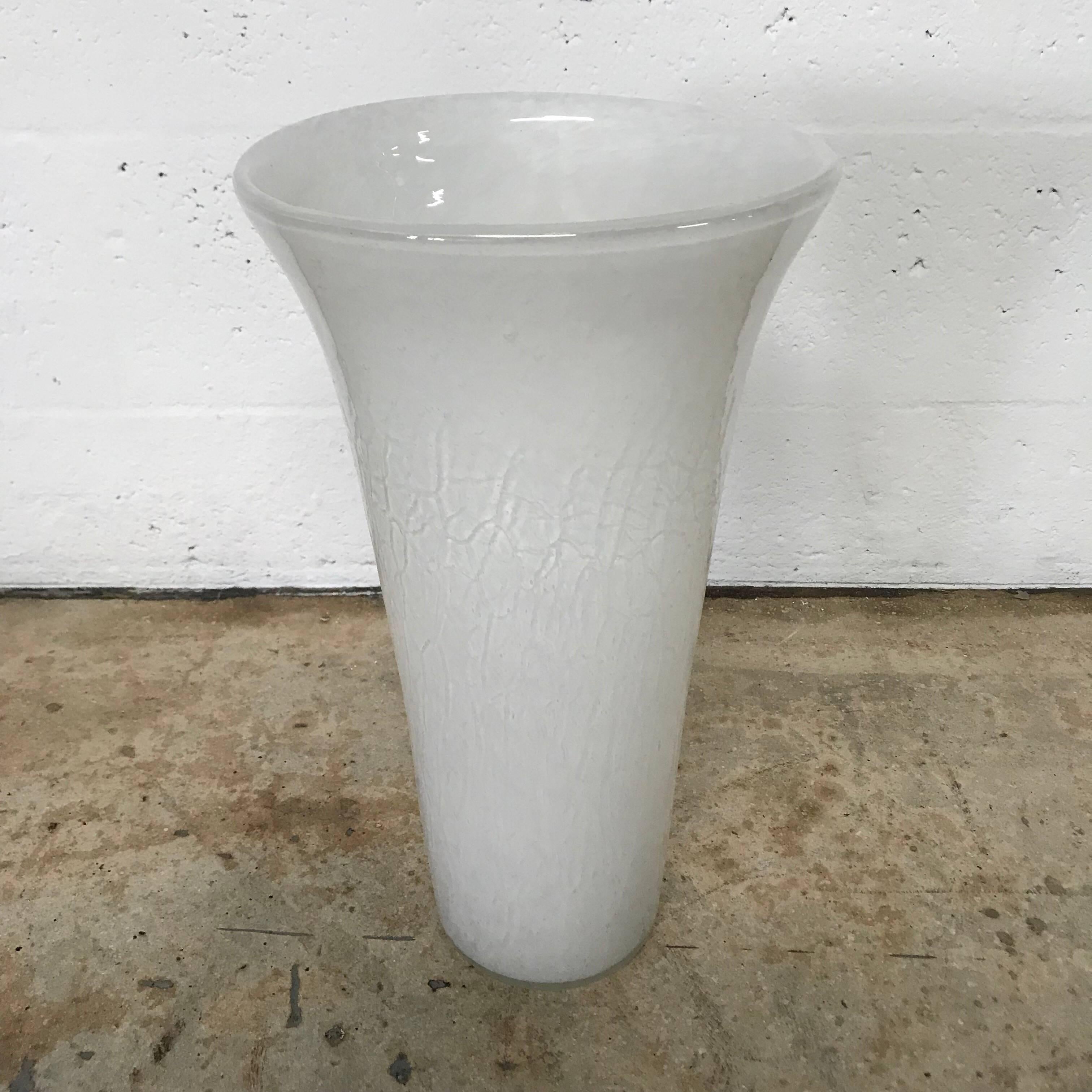 Italian Ugo Campili Murano Glass Vase